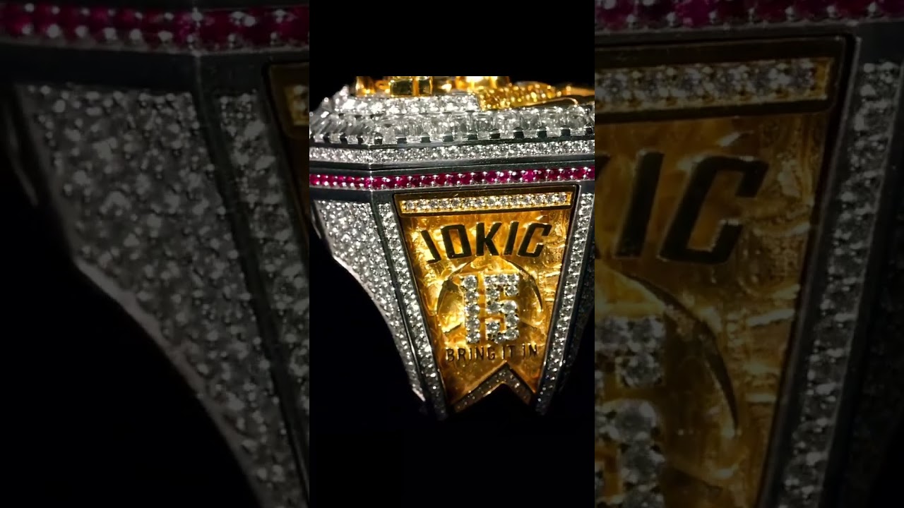 FIRST LOOK at Denver Nuggets championship ring ???? (via NuggetsIG) shorts