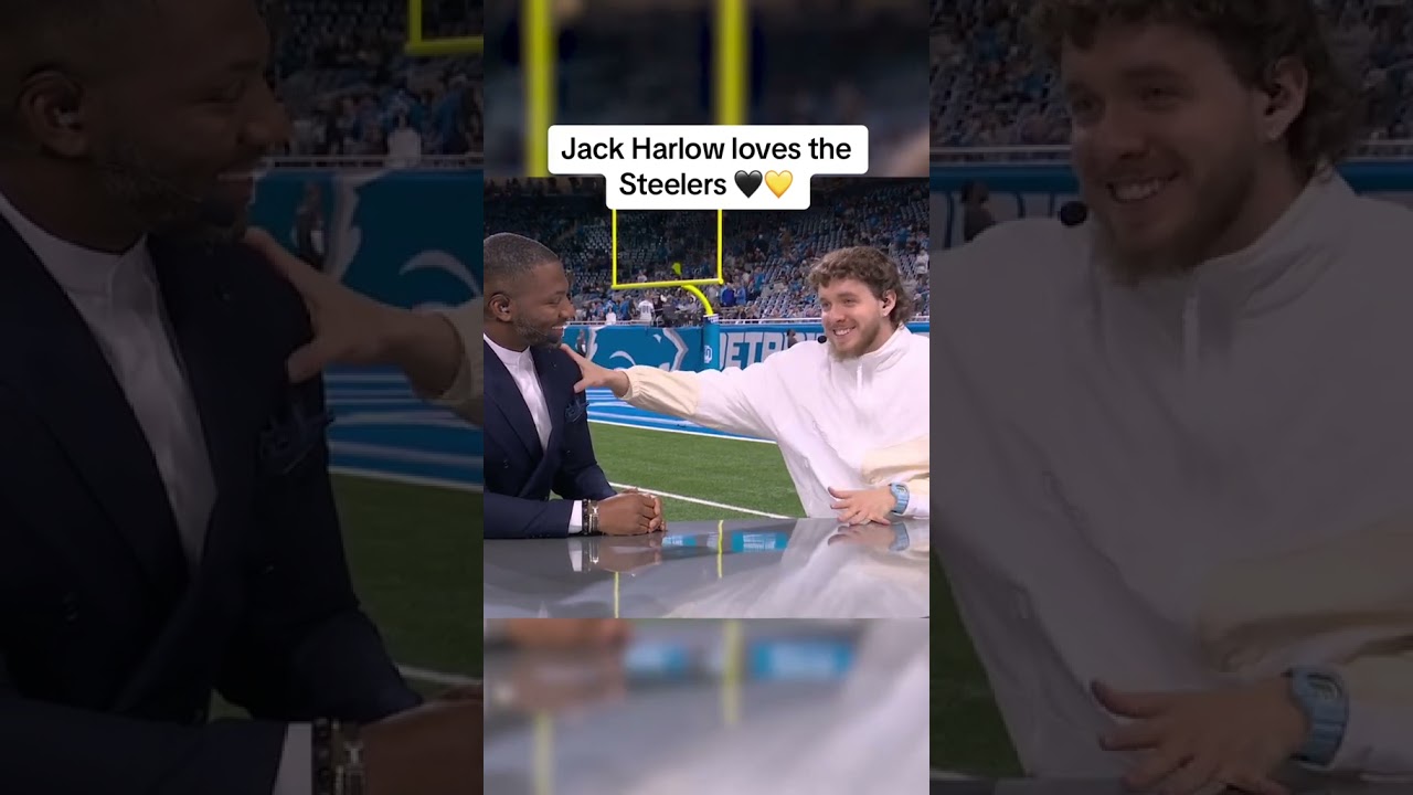 Jack Harlow was hyped to see former Steeler Ryan Clark ???? shorts