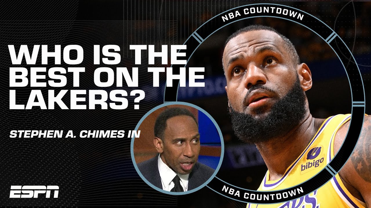 Stephen A.: Anthony Davis isn’t the best player on the Lakers, LeBron James is!