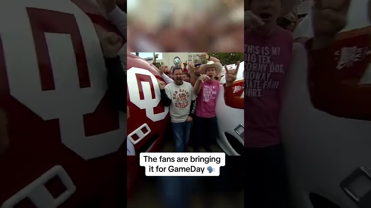 The State Fair of Texas brought the vibes for the Red River Rivalry 🤠 shorts