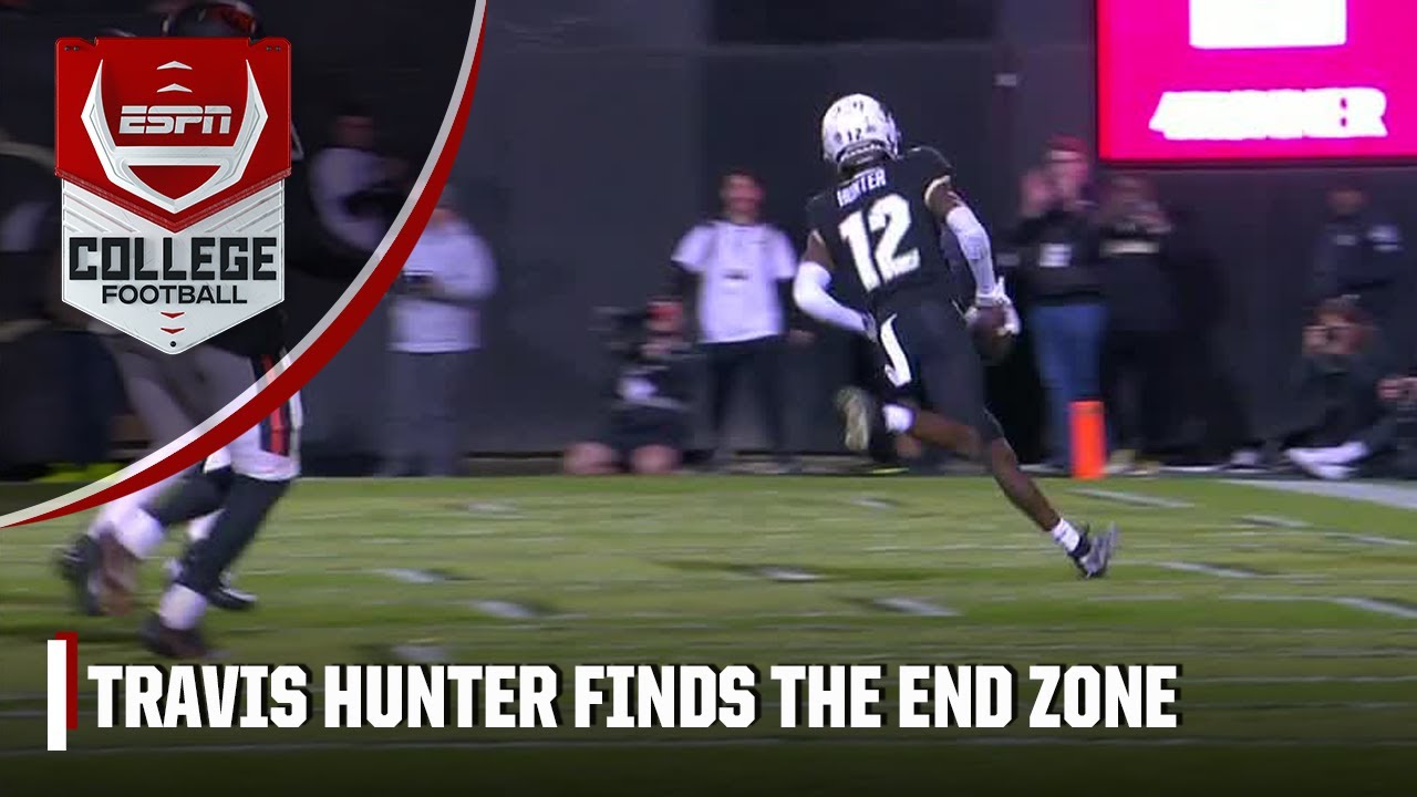 Shedeur Sanders finds Travis Hunter for Colorado’s 1st TD vs. Oregon State |