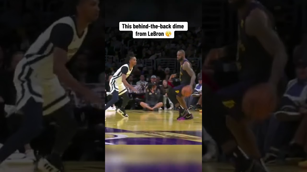 This pass from LeBron ???????????? shorts
