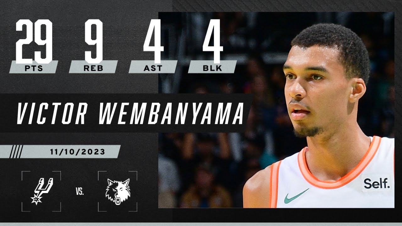 Victor Wembanyama’s 29 PTS not enough as Spurs fall to Timberwolves | NBA on