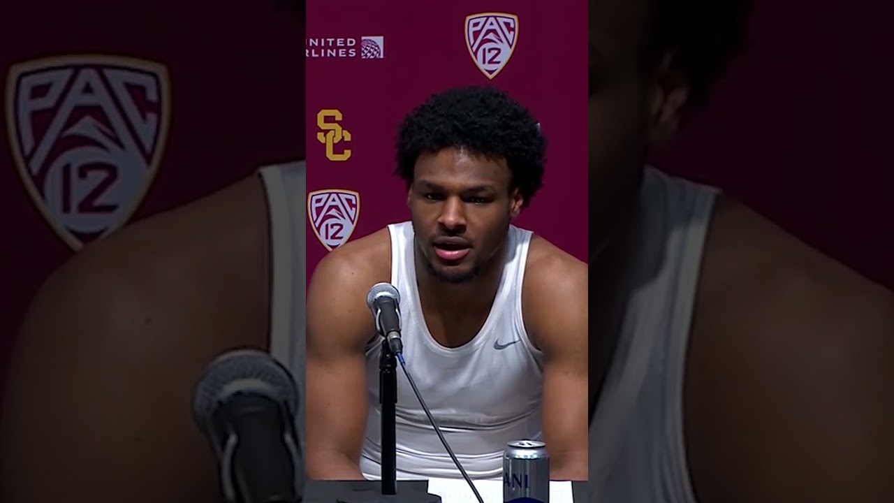 Bronny James shares gratitude after USC Trojans, collegiate debut | shorts