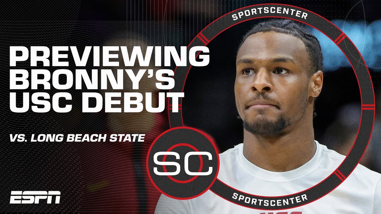 What are the expectations for Bronny James’ USC debut? | SportsCenter