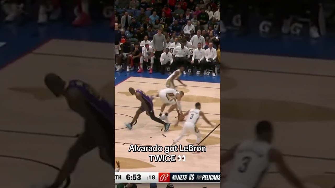 Alvarado got LeBron TWICE ????