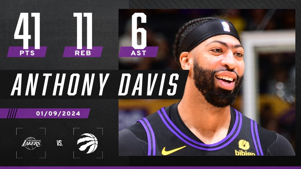 Anthony Davis drops SEASON-HIGH 41 PTS in CLUTCH finish for Lakers ????