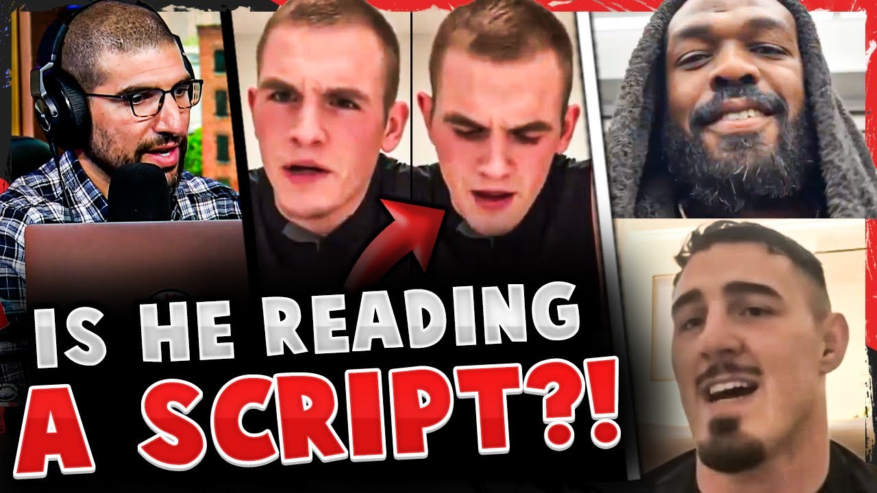 Ian Garry ACCUSED of reading a SCRIPT during interview w/ Ariel Helwani! Jon