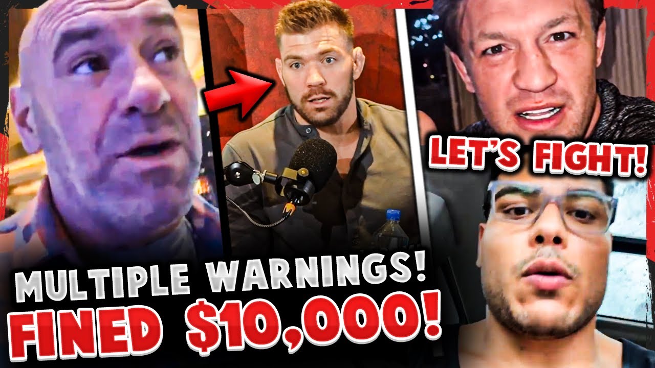 UFC has FINED Dricus Du Plessis $10,000 after MULTIPLE WARNINGS! Conor McGregor