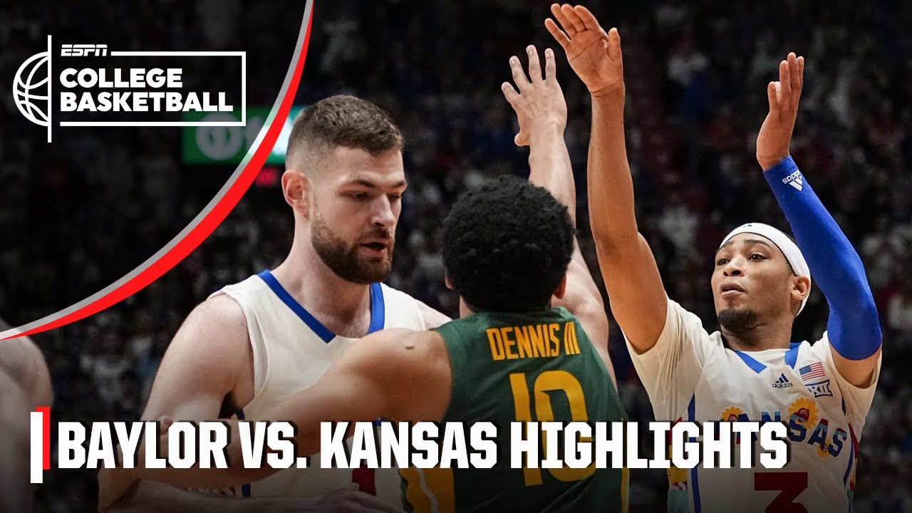 Baylor Bears vs. Kansas Jayhawks | Full Game Highlights | ESPN College