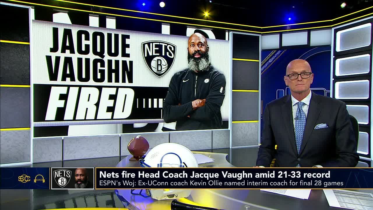 Brooklyn Nets fire Jacque Vaughn, name Kevin Ollie as interim HC | SC with SVP