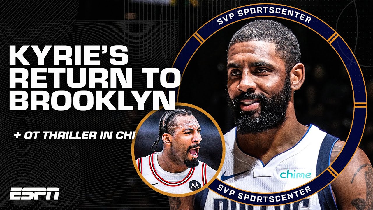 Doncic Irving combine for 71 in Kyrie’s return to Brooklyn + OT THRILLER in