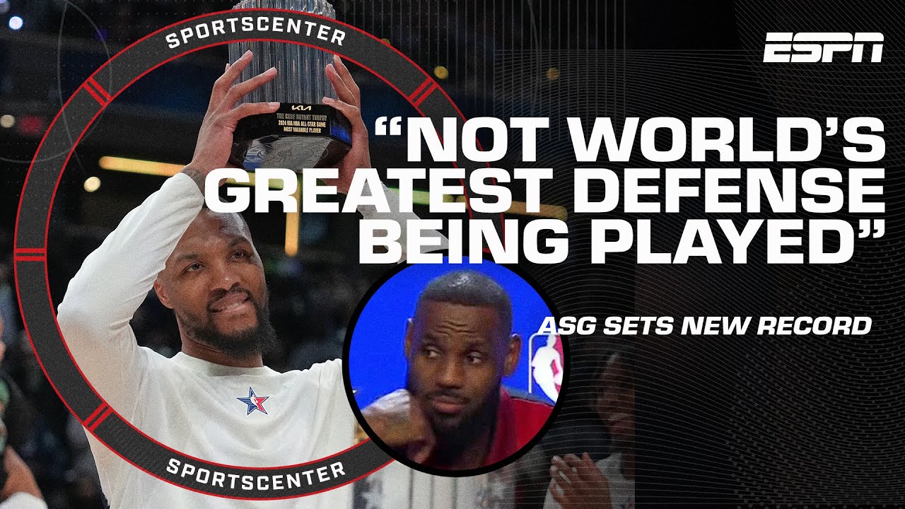 East vs. West NBA All-Star Game showcased RECORD offense | SportsCenter