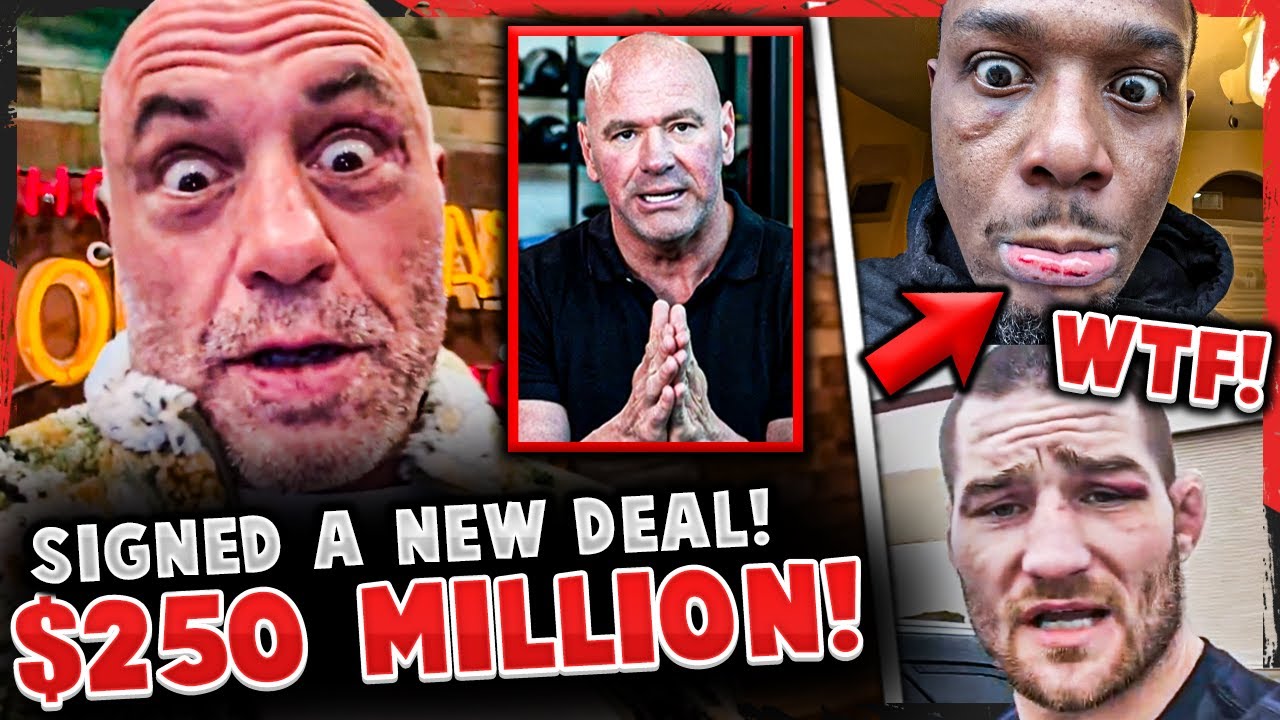 Joe Rogan signs NEW $250 MILLION deal! Dana White FURIOUS! Sean Strickland HARD