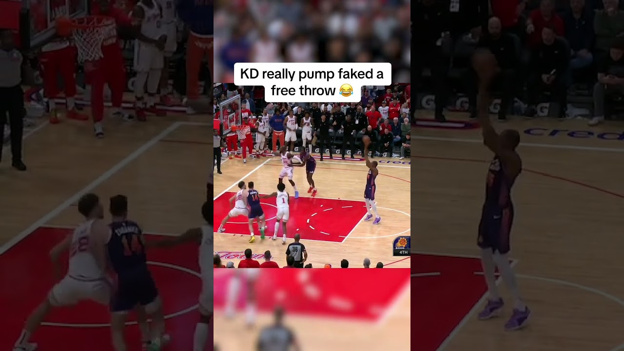 KD pump faked a free throw ????