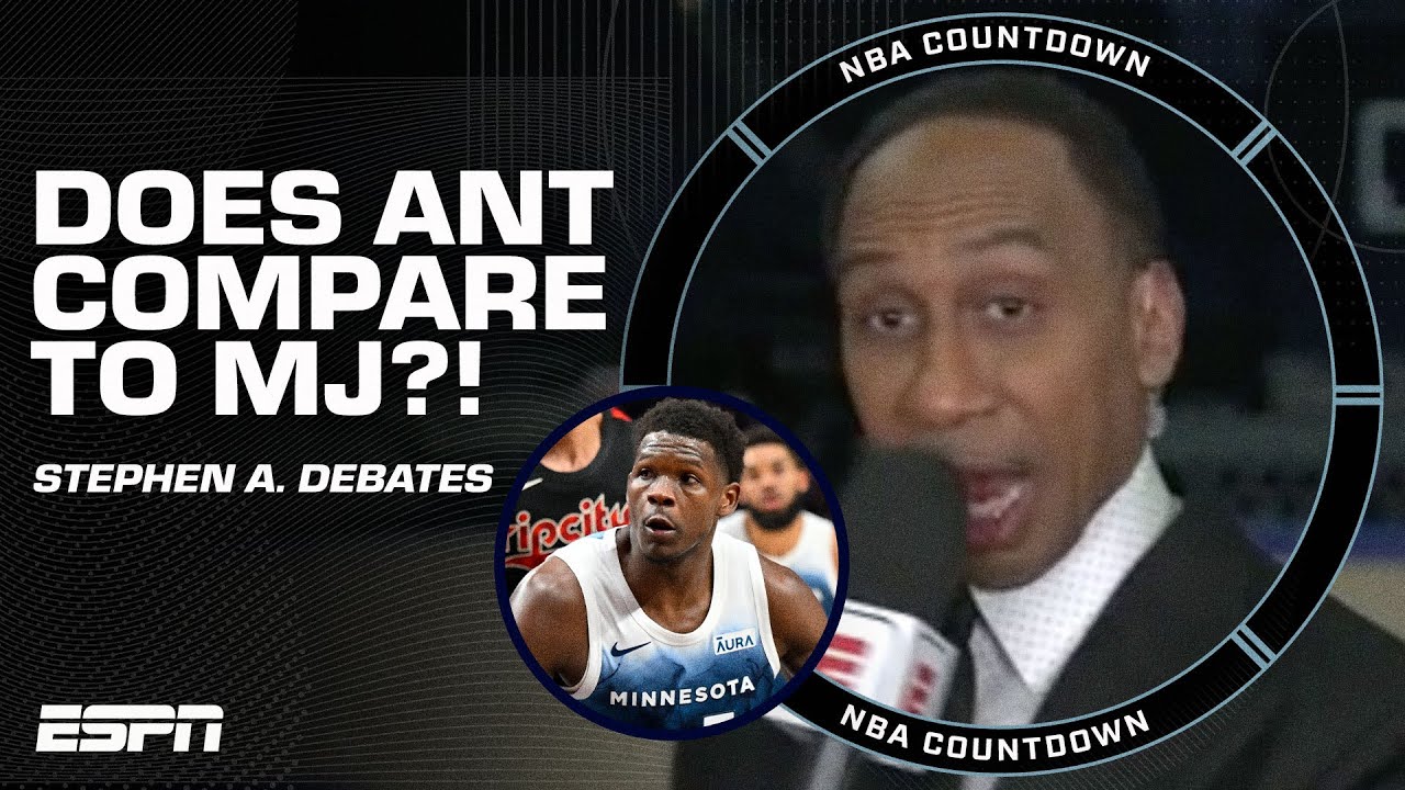 Stephen A. COMPARES Anthony Edwards to MICHAEL JORDAN ???? + Can Wolves go ALL THE