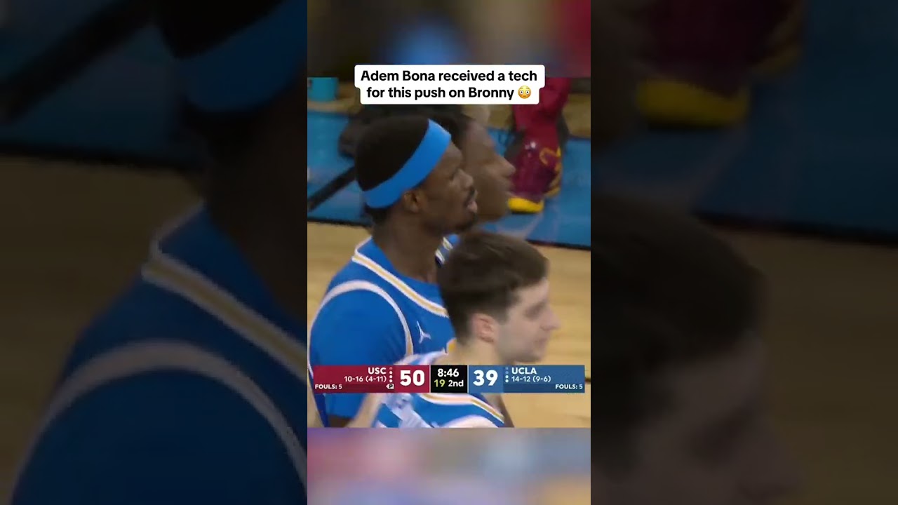 T’d up for pushing Bronny ????