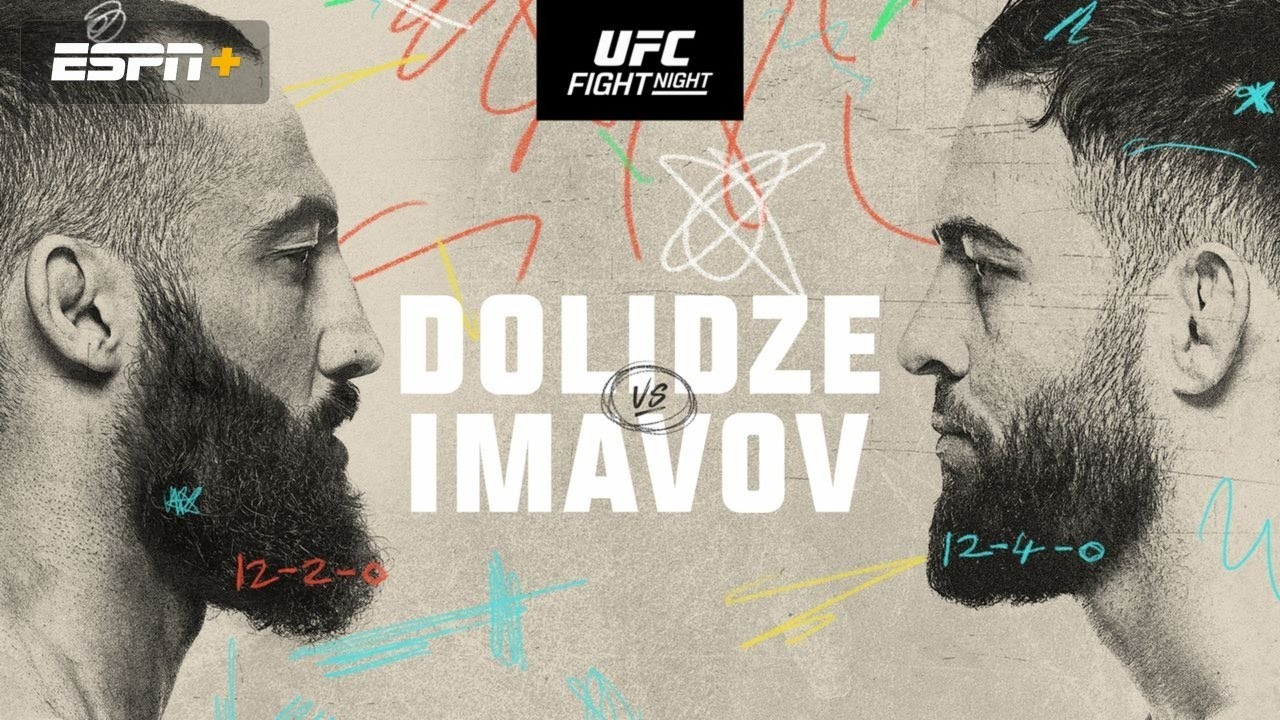 UFC VEGAS 85 LIVE DOLIDZE VS IMAVOV LIVESTREAM & FULL FIGHT NIGHT COMPANION