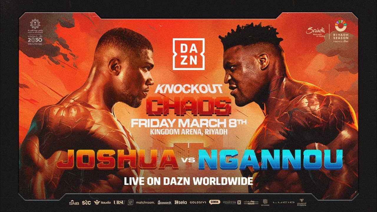ANTHONY JOSHUA VS FRANCIS NGANNOU LIVE! NGANNOU VS JOSHUA REACTION STREAM &