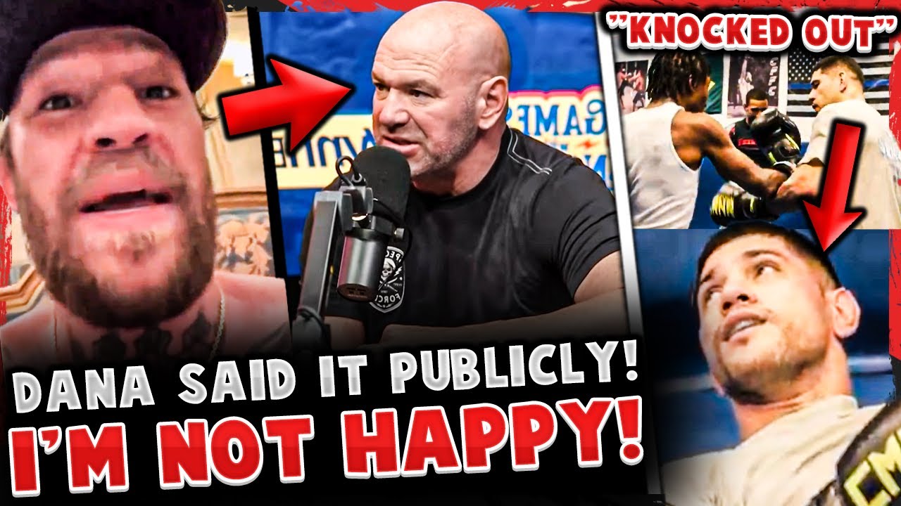 Conor McGregor PISSED OFF at Dana White for shutting him down PUBLICLY! Alex