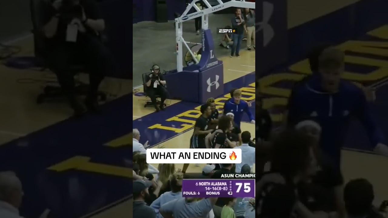North Alabama at the buzzer‼️ shorts