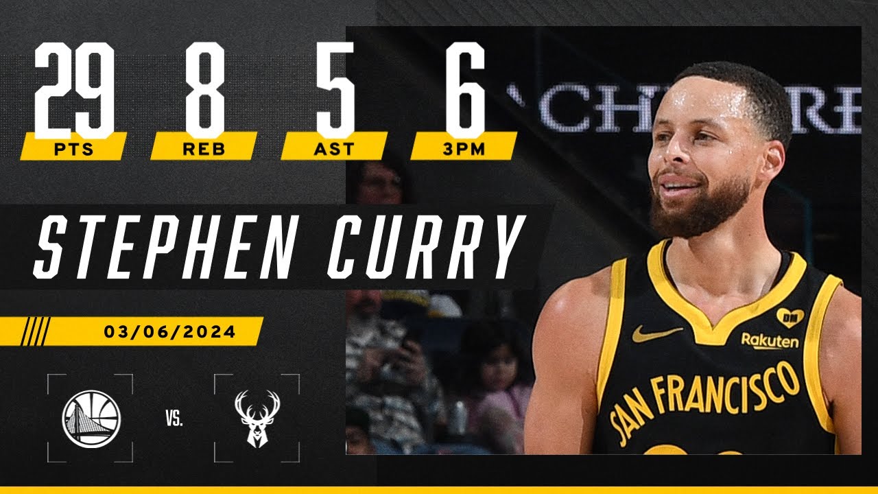 Steph Curry leads Warriors to BOUNCE-BACK win vs. Bucks | NBA on ESPN