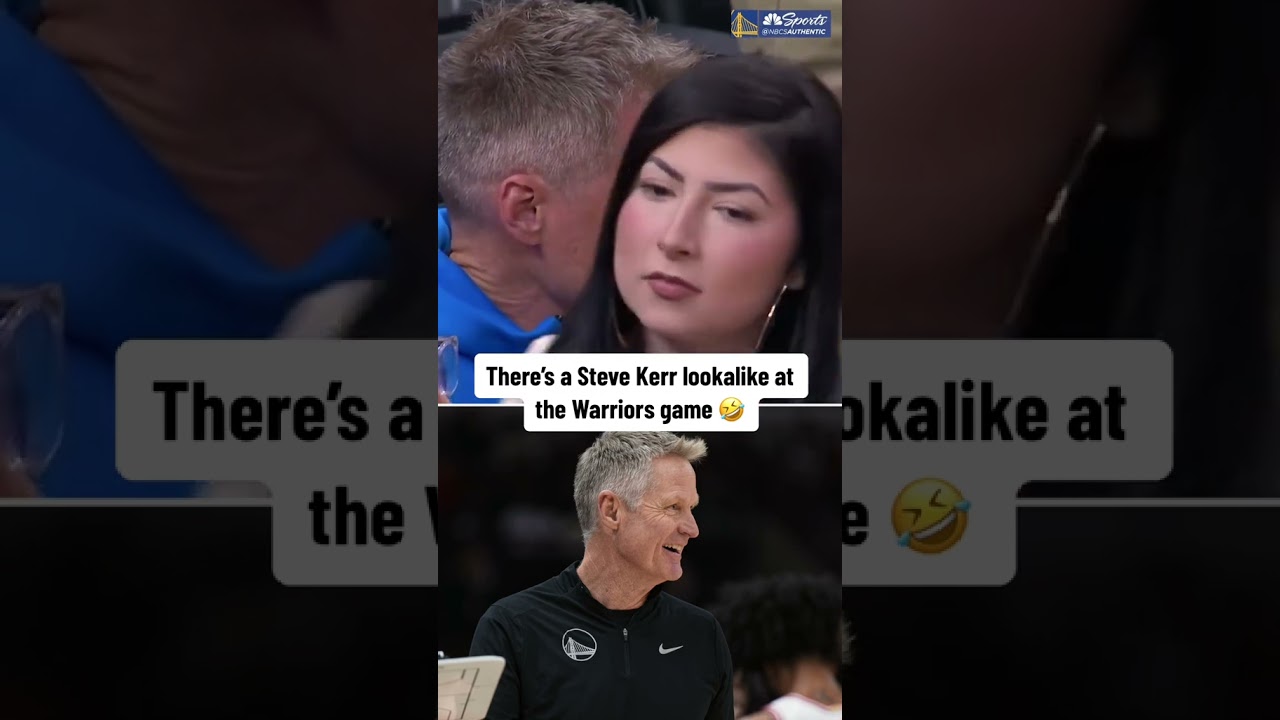 There’s a Steve Kerr lookalike at the Warriors game ????
