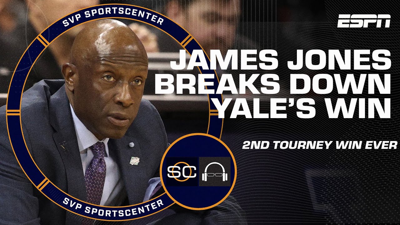 Yale’s James Jones talks win vs. Auburn previews Sunday’s game vs. San Diego