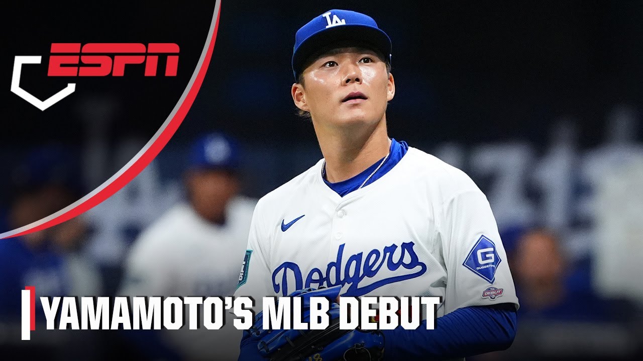 Yoshinobu Yamamoto gives up 5️⃣ runs lasts 1️⃣ inning in MLB debut with the