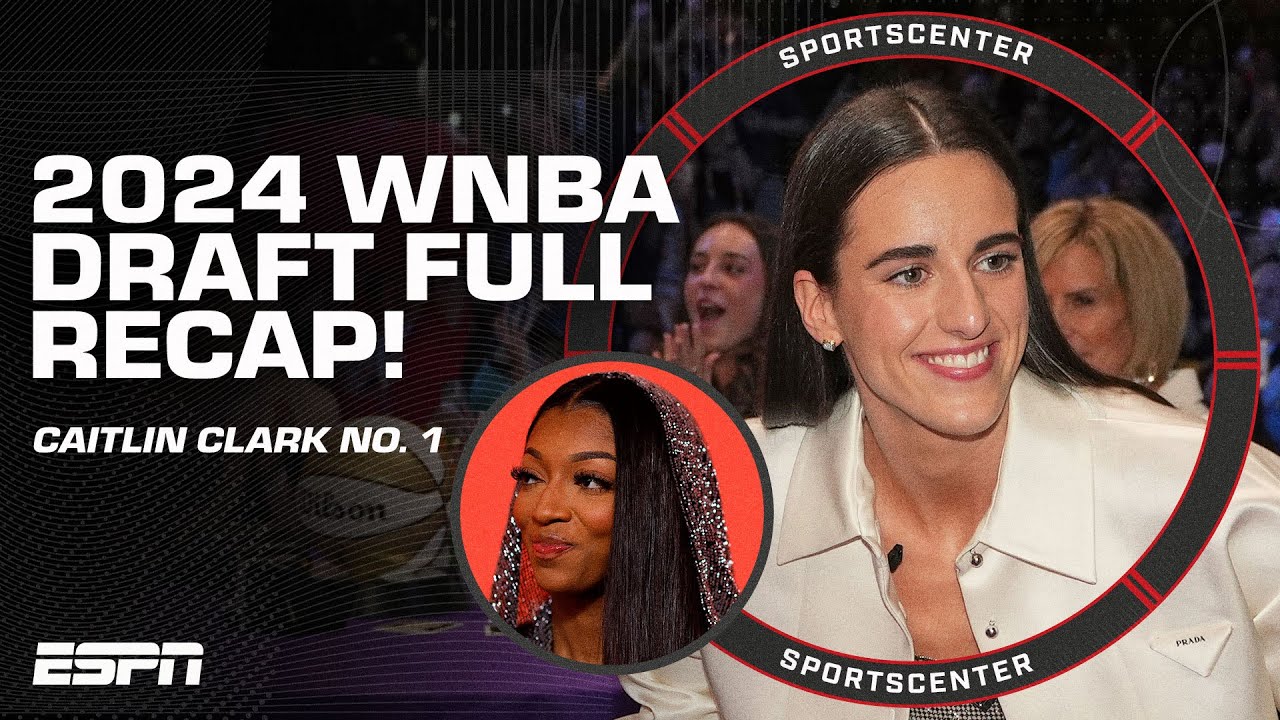 2024 WNBA DRAFT FULL RECAP ???? Caitlin Clark SHINES with Brink, Reese, Cardoso