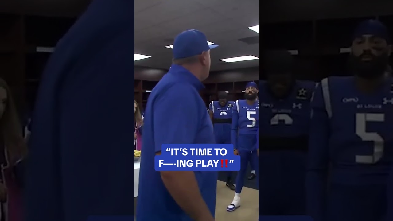 Anthony Becht’s speech to his St. Louis Battlehawks before their home opener ????