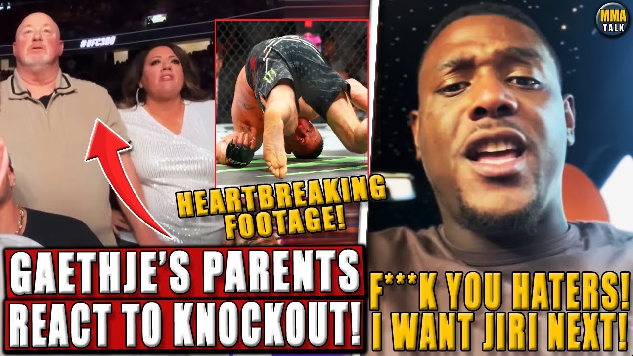 HEARTBREAKING Footage of Gaethje’s parents REACTING to him getting KO’d! Hill