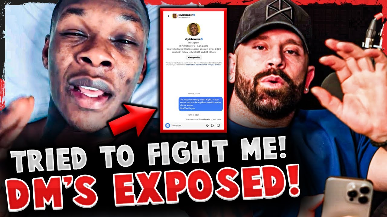 Israel Adesanya HEATED EXCHANGE w/ Bradley Martyn! *DM’s EXPOSED* Jon Jones