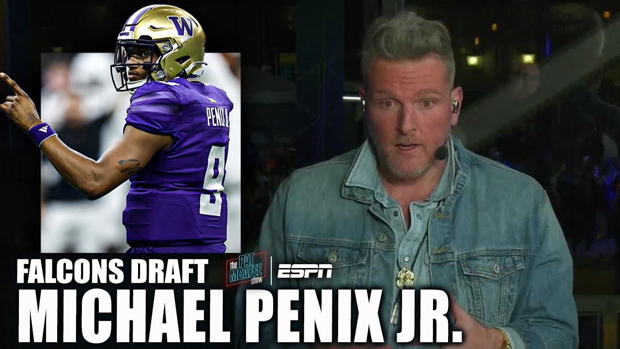 Michael Penix Jr. drafted by the Falcons at No. 8 | Pat McAfee Draft Spectacular