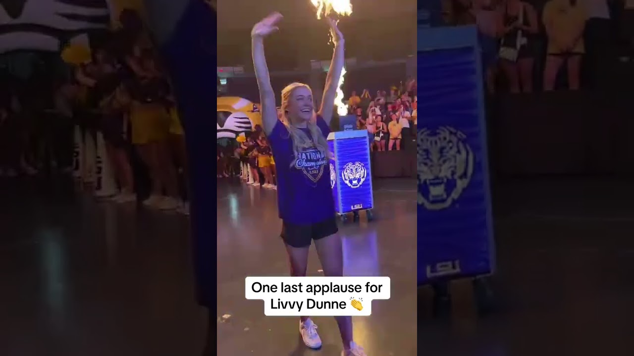 One last applause for Olivia Dunne ???? shorts