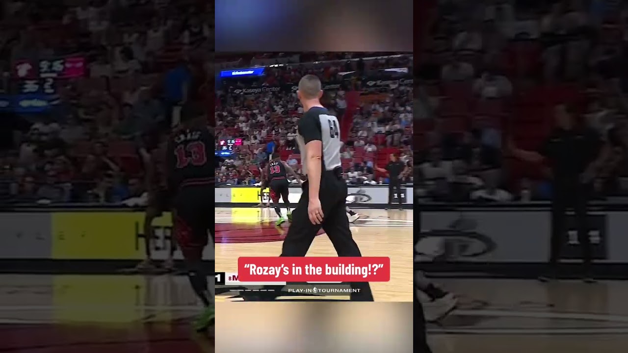 Rick Ross pulled up courtside to Bulls vs. Heat ????