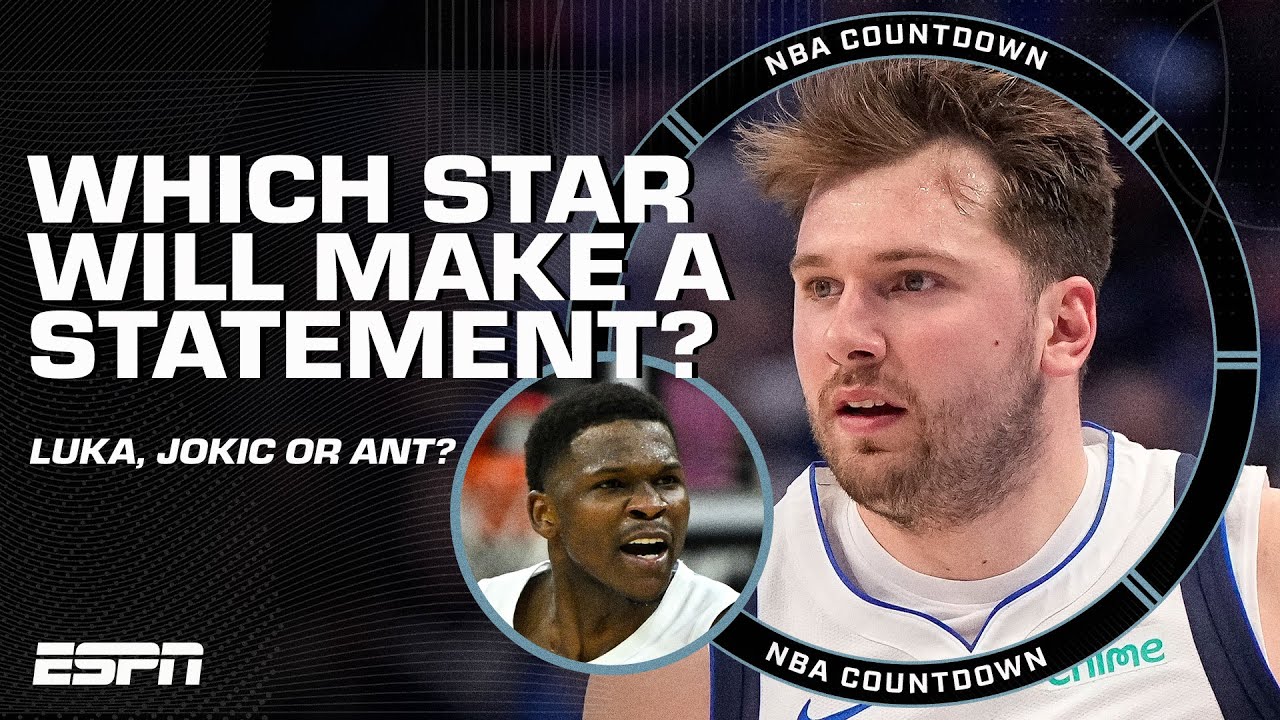 Who will make the biggest statement in the playoffs: Luka, Jokic or Ant-Man? ????