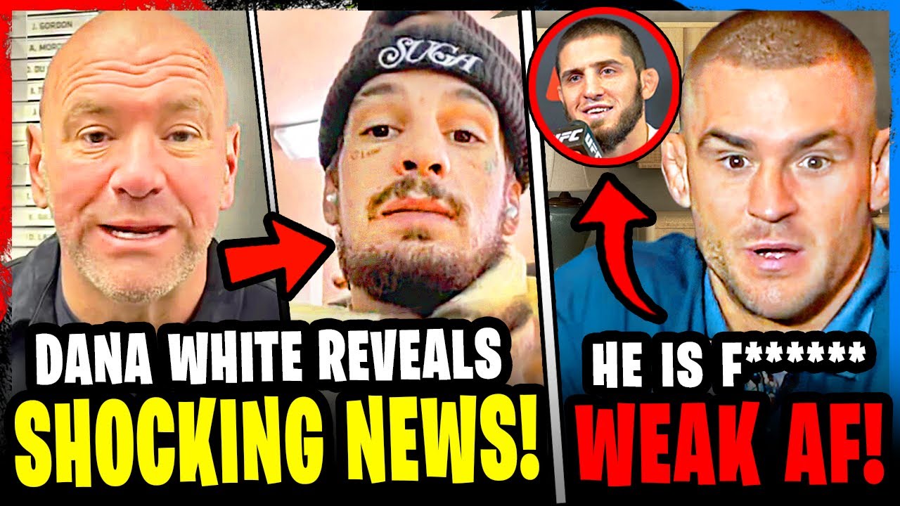 Dana White REVEALS SHOCKING NEWS! Dustin Poirier REACTS to Islam Makhachev VID!
