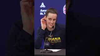 Caitlin Clark was just focused on making her free throws after Angel Reese’s
