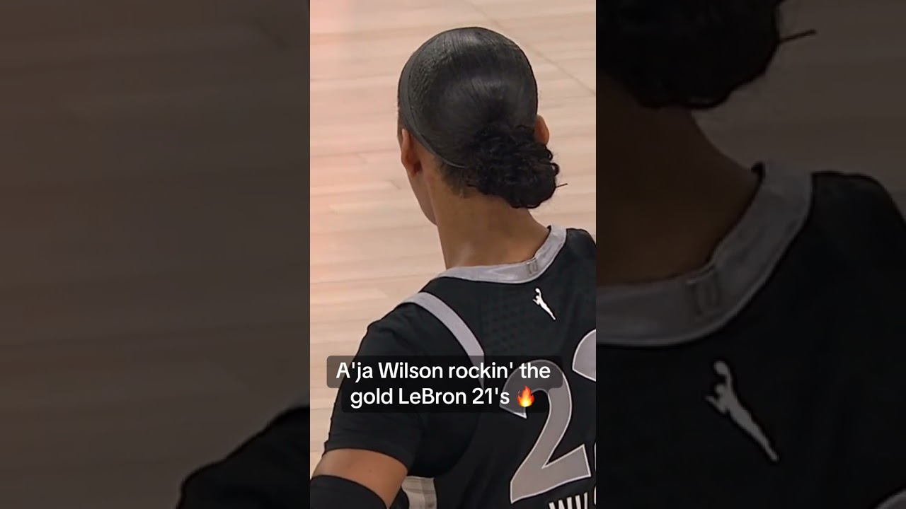 A’ja Wilson’s shoe game is top notch 🔥