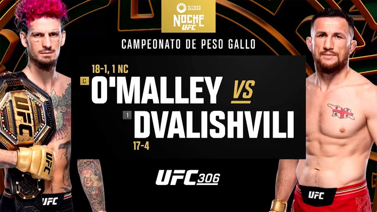 Noche UFC 306: Sean O’Malley vs Merab Dvalishvili Highlights