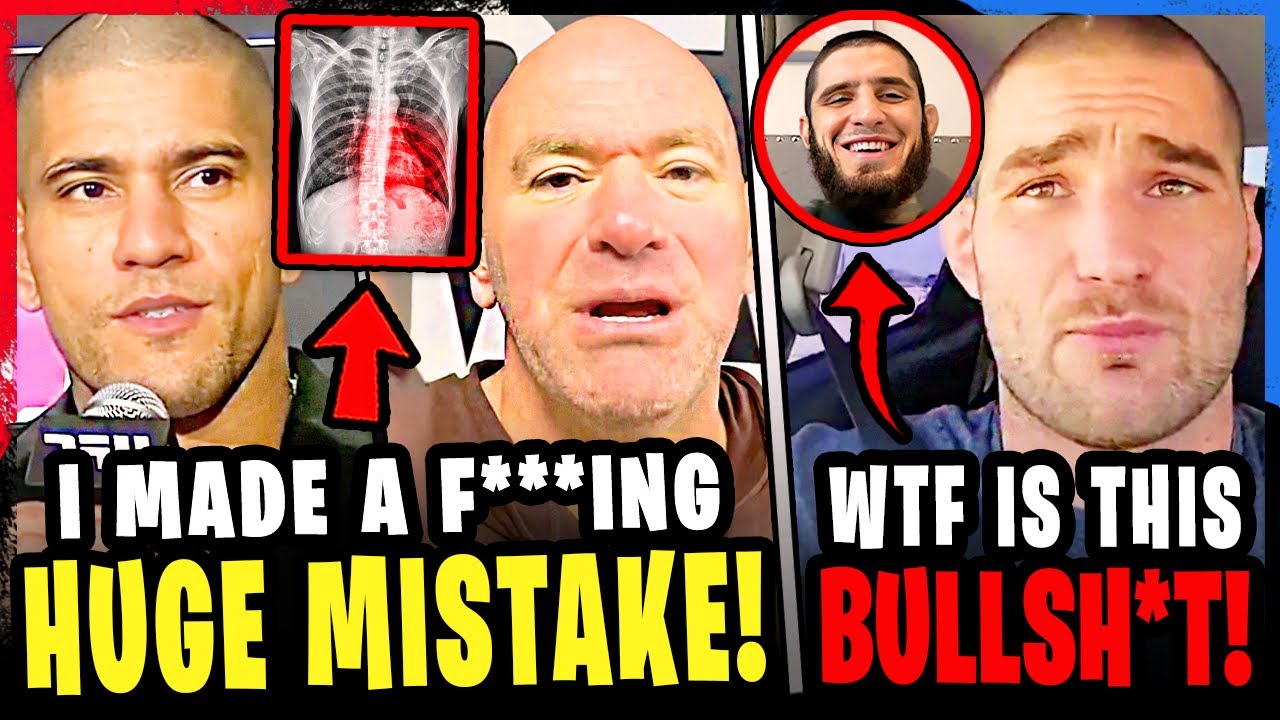 Alex Pereira REVEALS SAD NEWS on HEALTH! Sean Strickland FURIOUS with UFC!