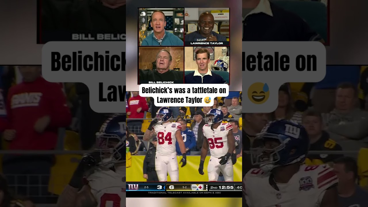 Not Belichick telling on LT 🤣 shorts