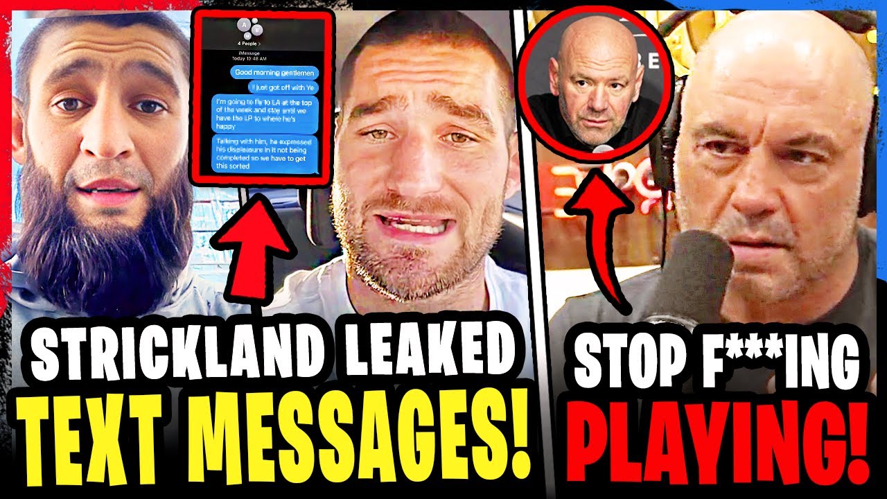 Sean Strickland “N4STY” TEXT MESSAGE gets LEAKED after UFC 308! Joe Rogan NOT