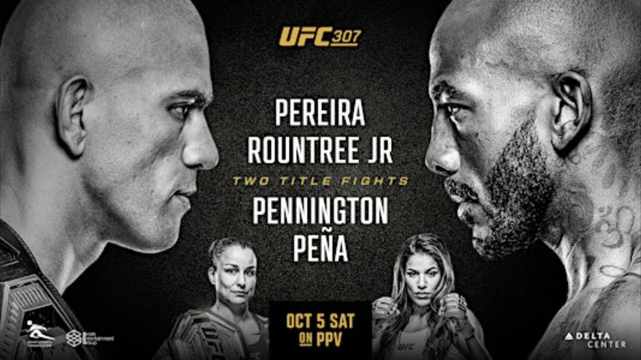 UFC 307 LIVE PEREIRA VS ROUNTREE LIVESTREAM & FULL FIGHT COMPANION