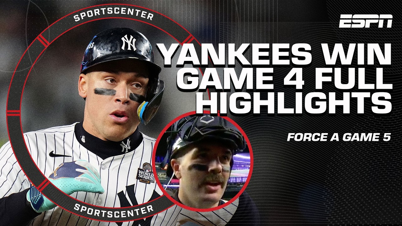WORLD SERIES GAME 4 HIGHLIGHTS 😤 YANKEES WIN! ‘We just said SCREW IT!’ – Austin