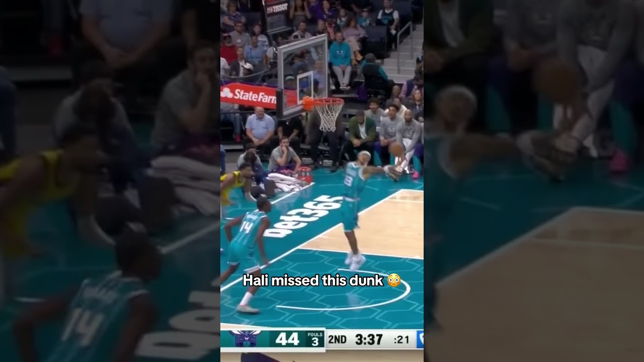 Haliburton missed this dunk 😬 shorts