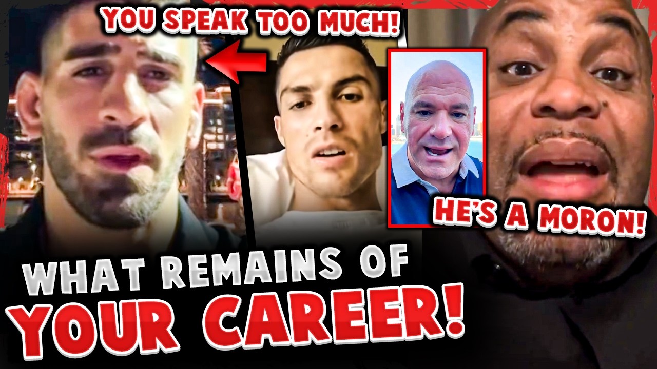 Ilia Topuria FIRES BACK at RONALDO! Daniel Cormier SNAPS on “MORON!” Dana White