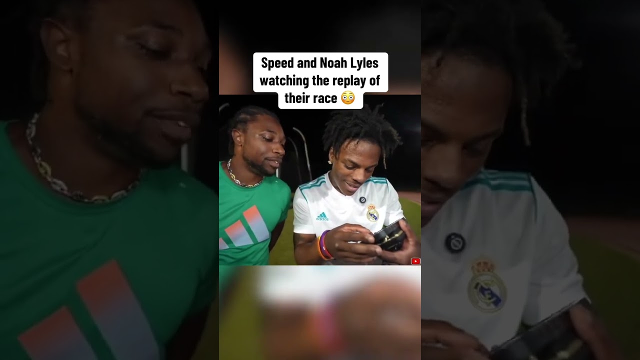 Noah ‘OH there I AM 😀’ Lyles not letting Speed have it 🫨 shorts (via