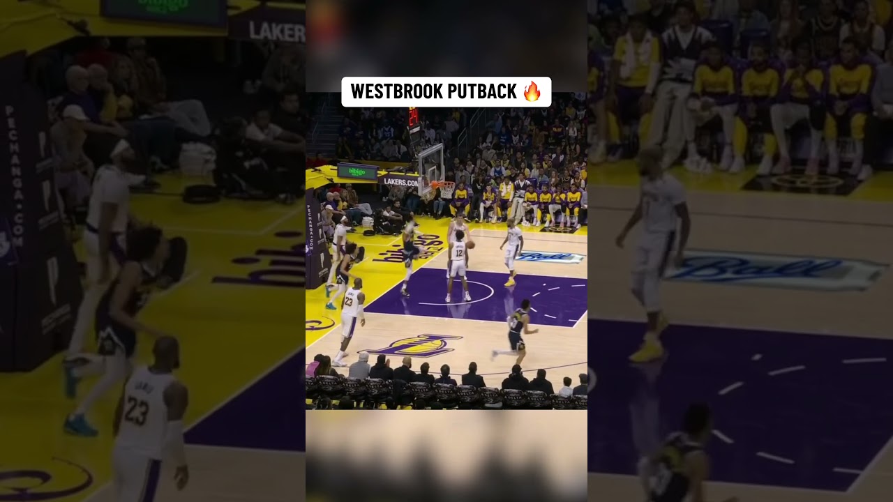RUSSELL WESTBROOK PUTBACK 🙌 shorts
